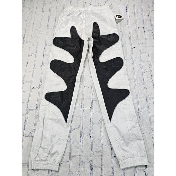 Out of the Dark Other - Out Of The Dark MENS SIZE M Track Pant Elastic Waist Ankle Zipper Jogger White